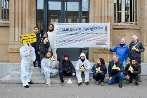 Chlorothalonil Protest vor Syngenta