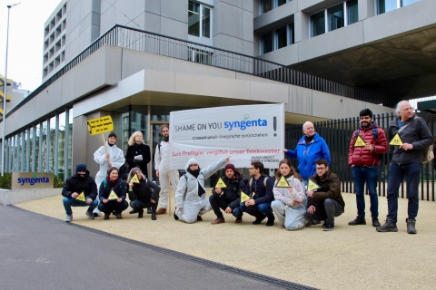 Chlorothalonil Protest vor Syngenta 3
